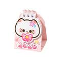 2026 Mini Cat Calendar Desktop Planner with Notes Space