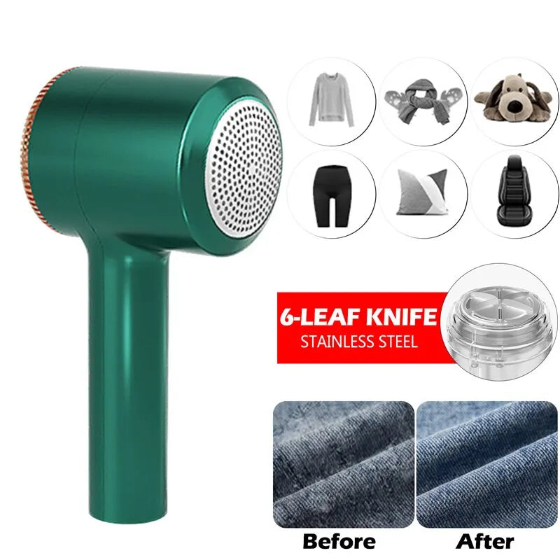 USB Rechargeable Electric Lint Remover & Fabric Shaver