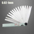17-Blade Metric Feeler Gauge 0.02–1.00mm Engine Valve Tool