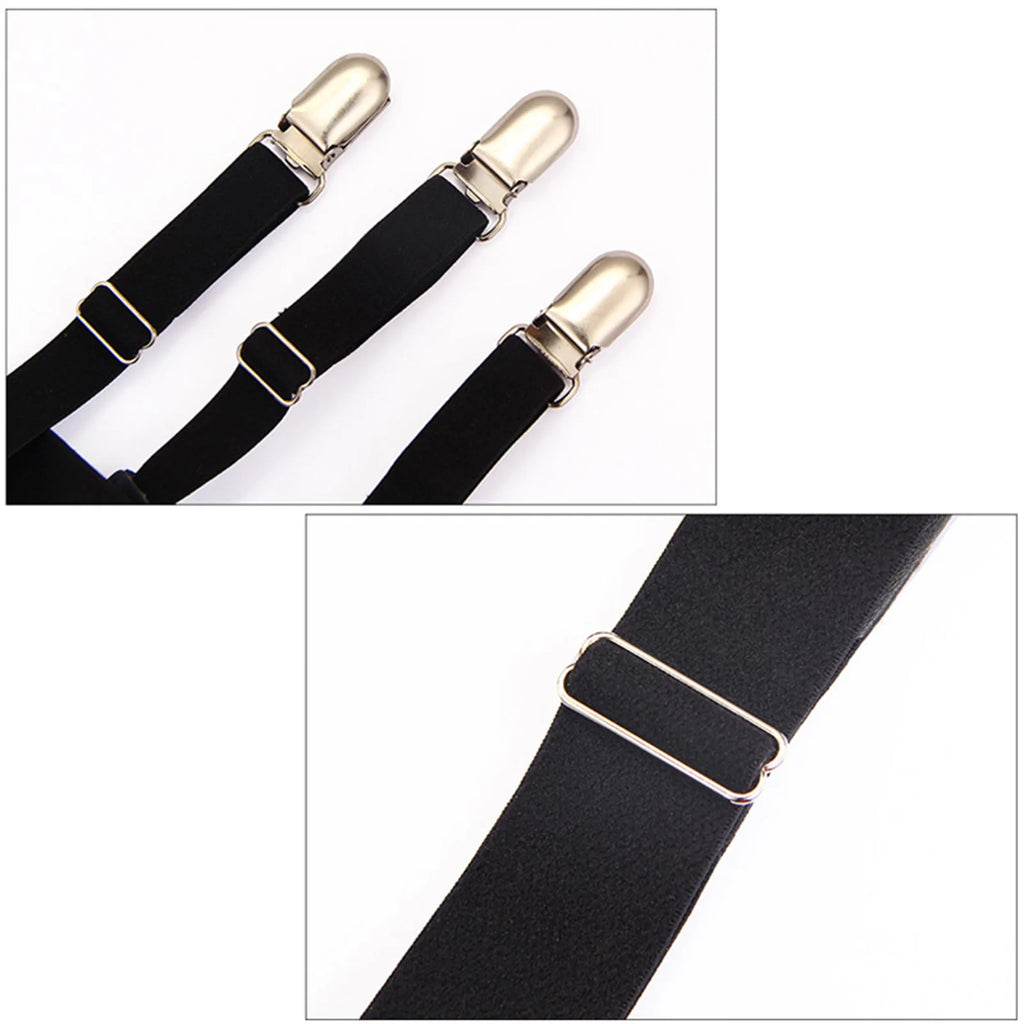 Shirt Stay Clips Hidden Suspender Belt – Men & Women