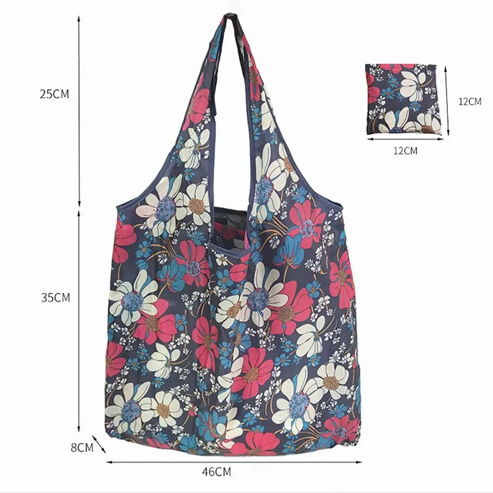 Large Foldable Shopping Bag – Heavy Duty Washable Polyester Tote