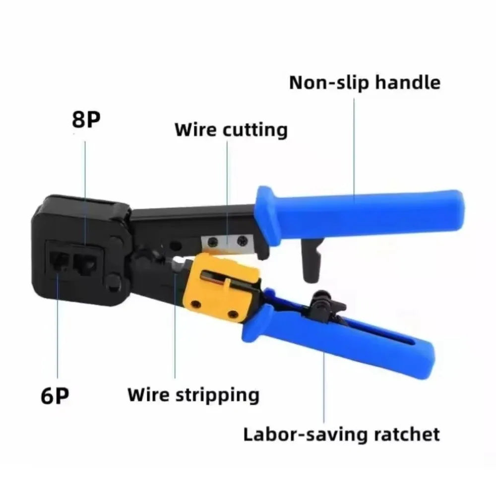 3-in-1 Network Crimper Pliers – Cable Stripper & Cutter