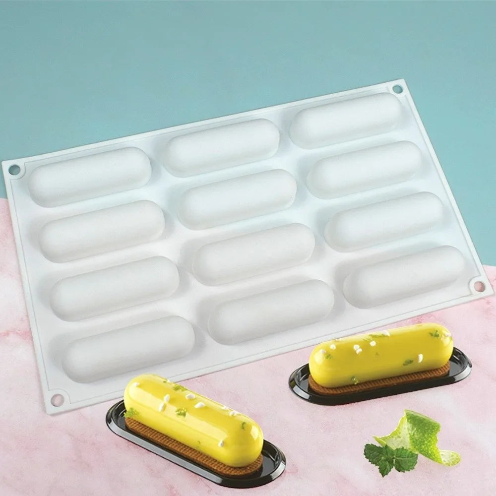 Silicone Cylinder Mousse Cake Mold – Non-Stick Baking Mold