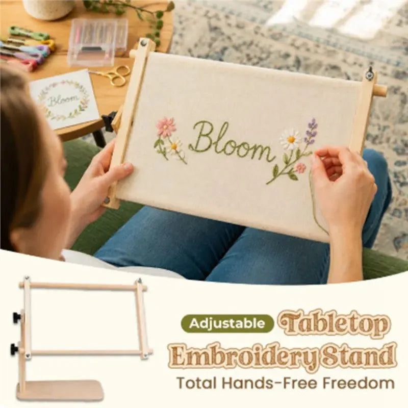 Hands-Free Embroidery Frame Holder & Cross-Stitch Stand