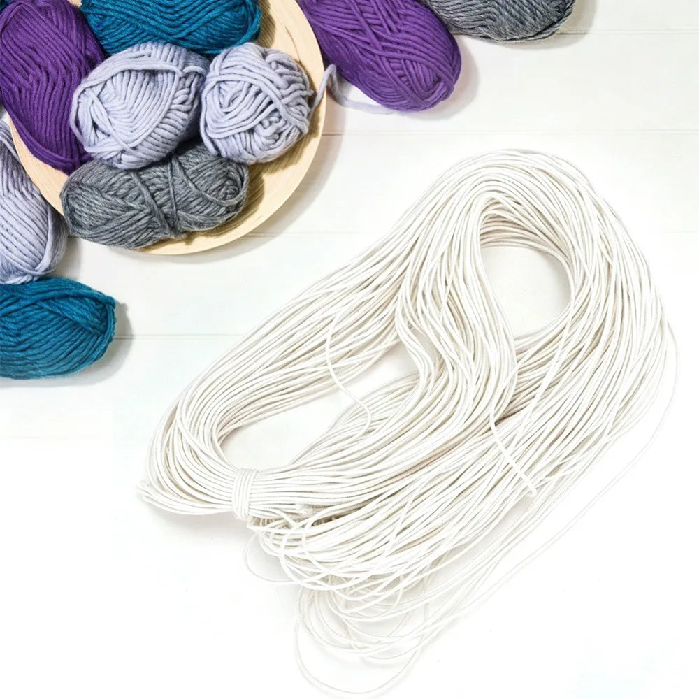 1.5mm Elastic Beading Cord 100m Stretchy Waxed Polyester String