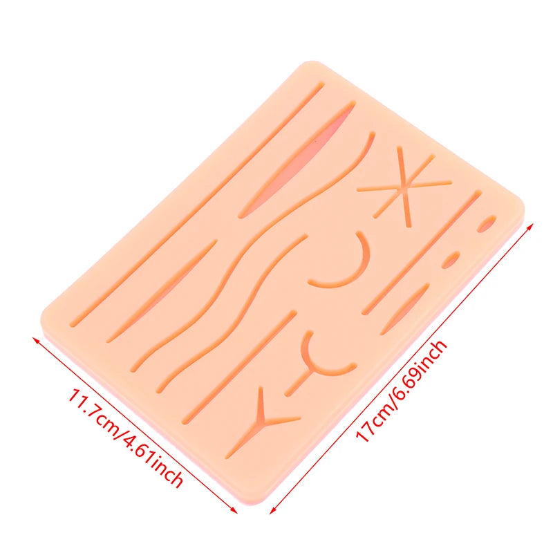 Silicone Suture Practice Pad – Reusable Stitching Training Mat