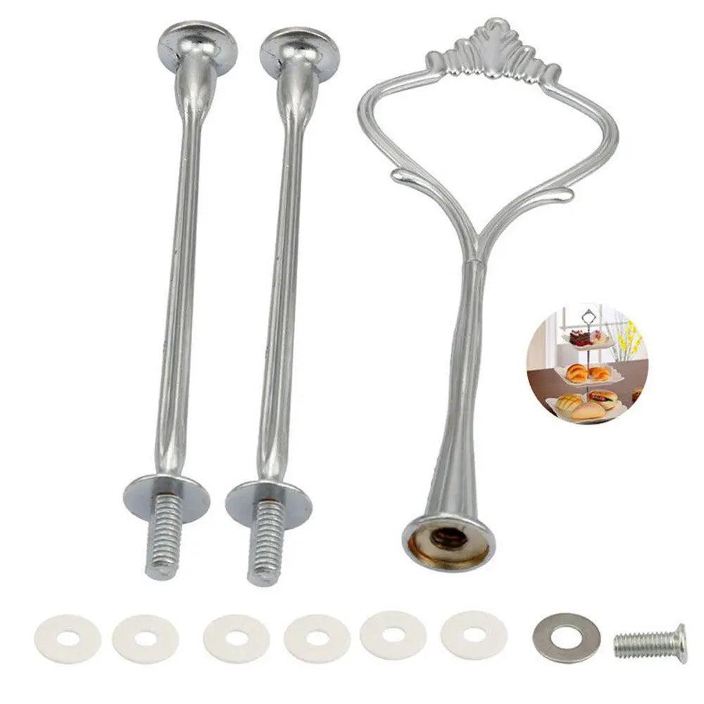 Metal Cake Stand Fittings – 2 or 3 Tier DIY Cupcake Stand Kit