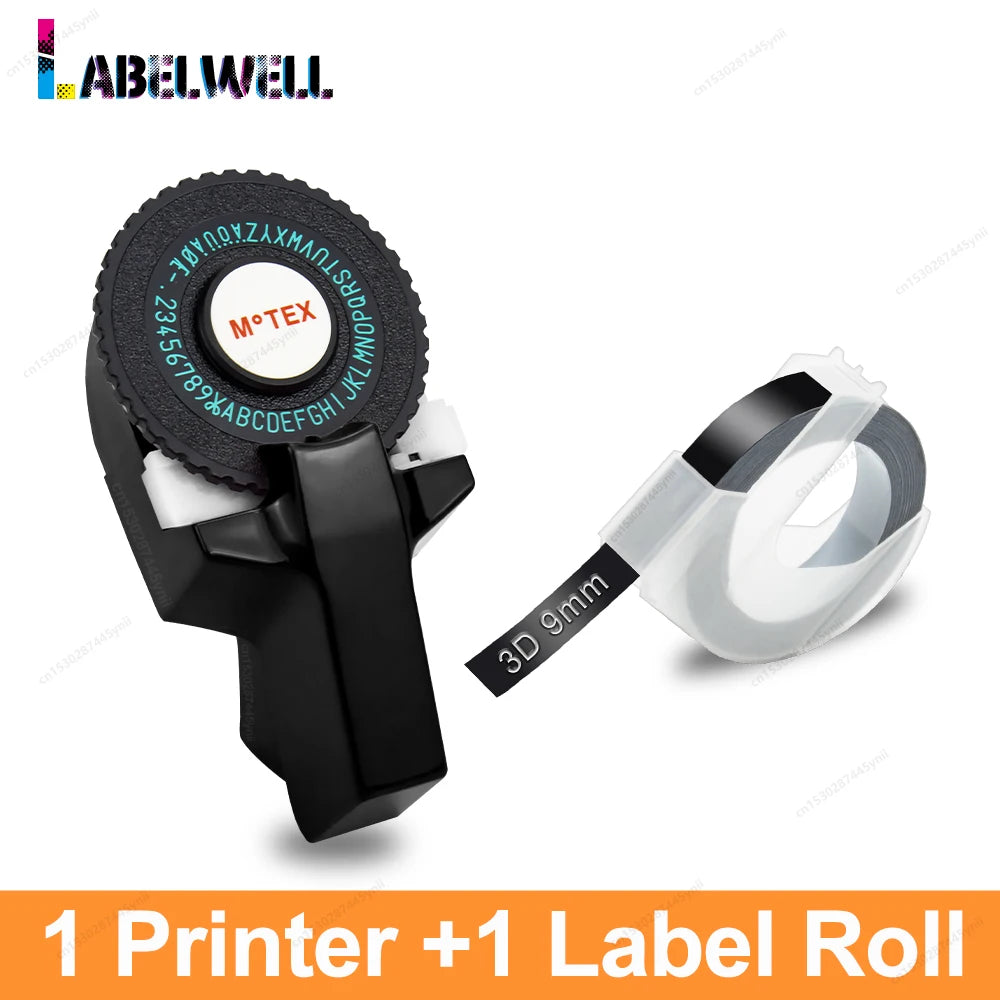 Motex E101 3D Embossing Label Maker – Manual Portable Labeller