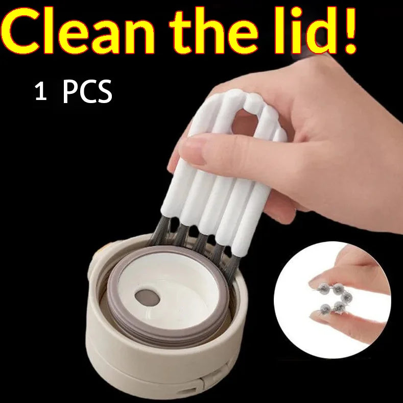 Mini Groove Brush – Bottle Lid & Cup Gap Cleaner Tool