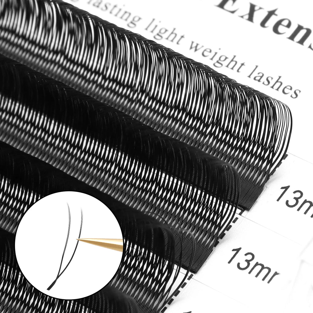 XIUSUZAKI Mink Premade Volume Fans U-Shaped YY Lash Extensions