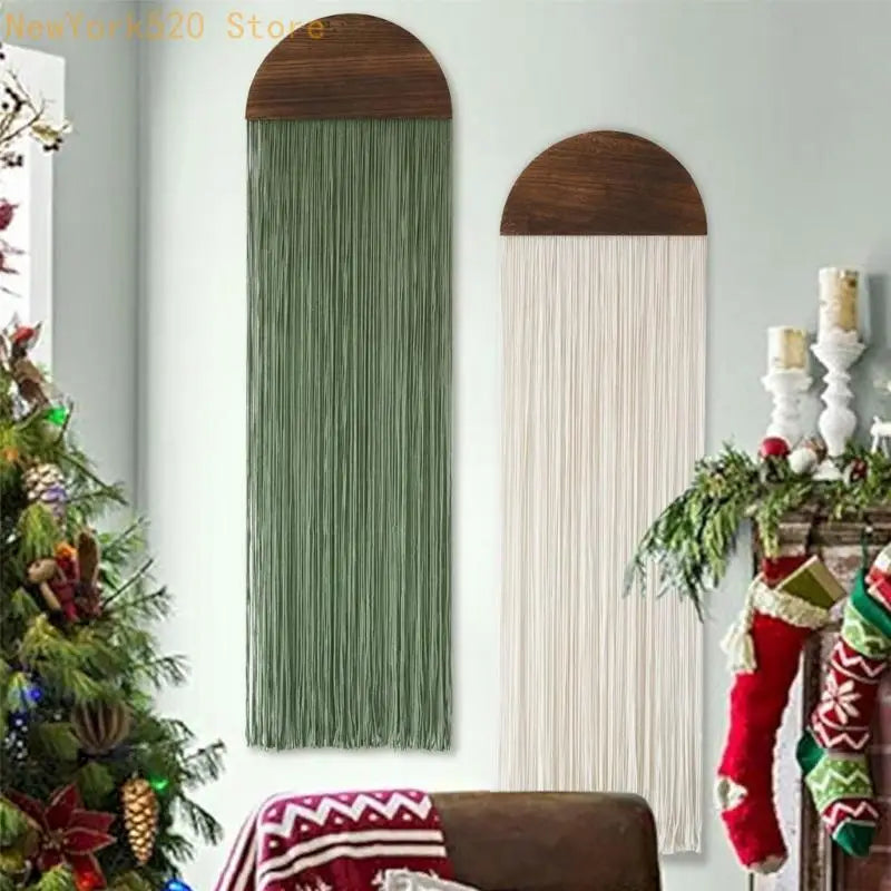 Macrame Bohemian Wall Hanging Geometric Woven Tapestry Decor