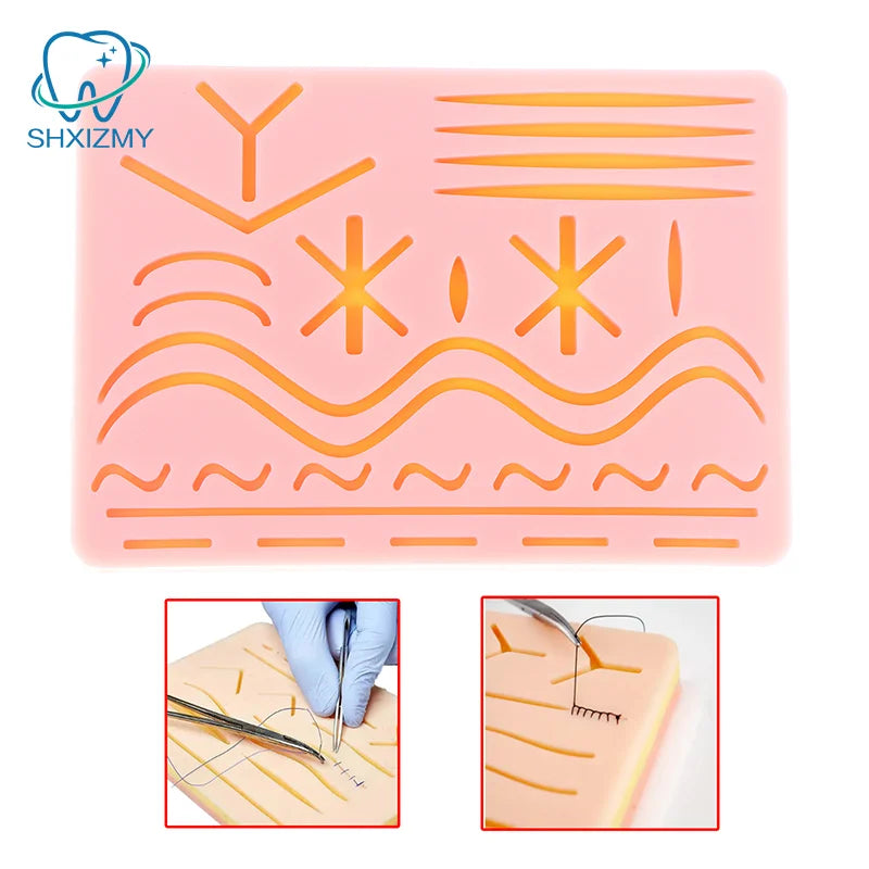 Silicone Suture Practice Pad – Reusable Stitching Training Mat