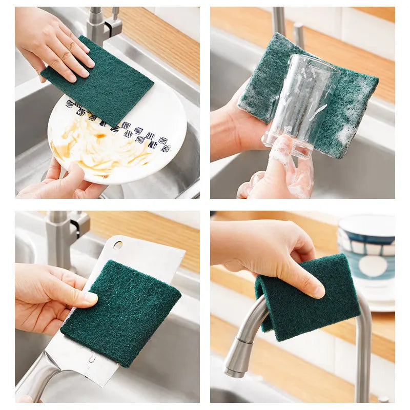 Scratch-Free Emery Scouring Pads | Multipurpose Kitchen Scrubber