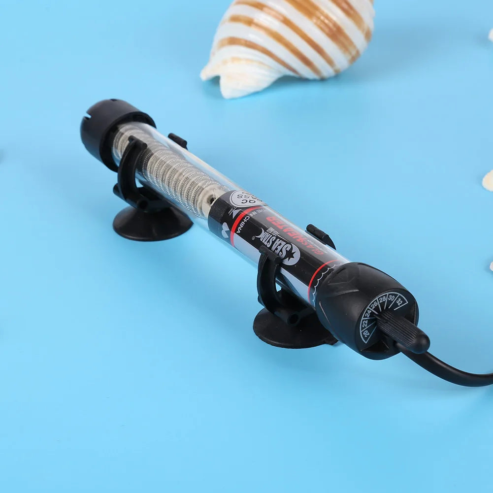 25–300W Submersible Aquarium Heater with Temperature Control