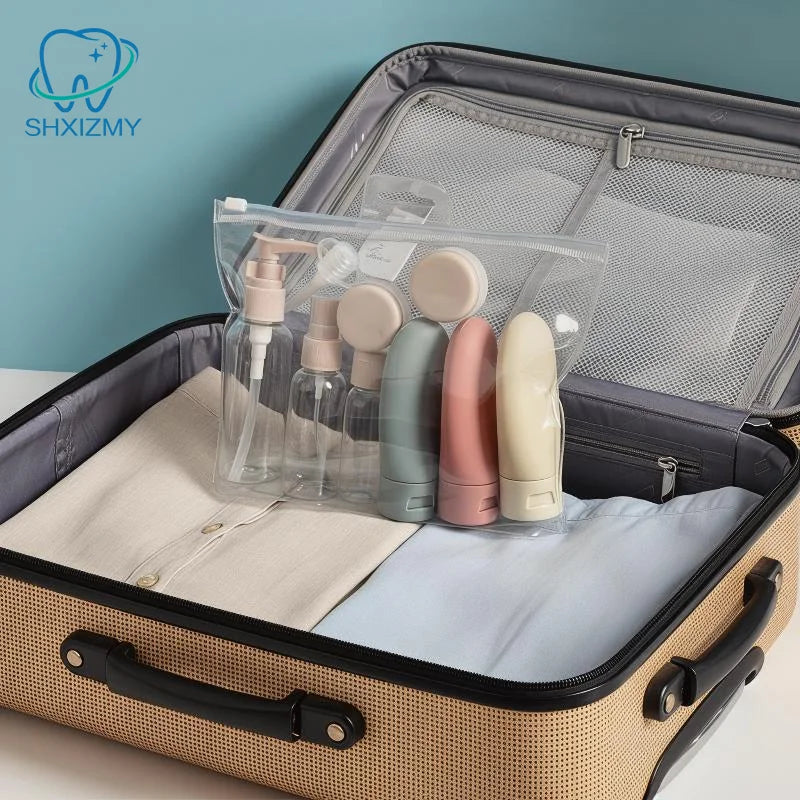 Refillable Travel Bottle Set – Spray, Lotion & Shampoo