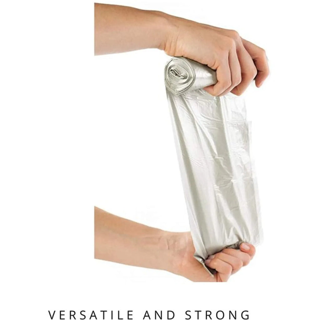Coreless Clear Trash Bags 8L 50 Pcs – Quick-Dispense Roll