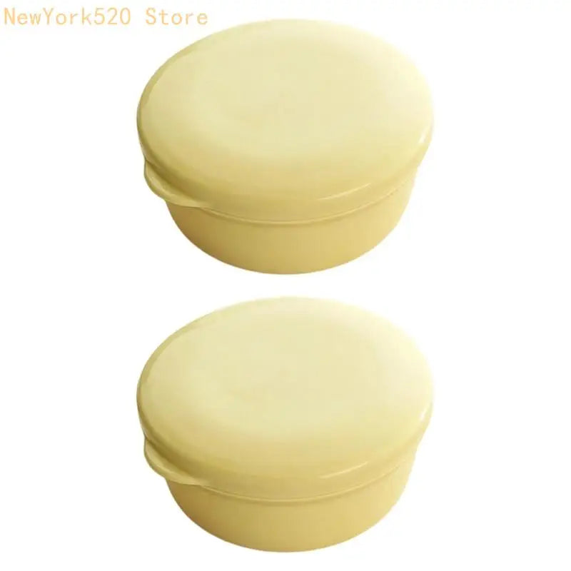 2-Pack Leakproof Soap Box Case for Bathroom & Travel