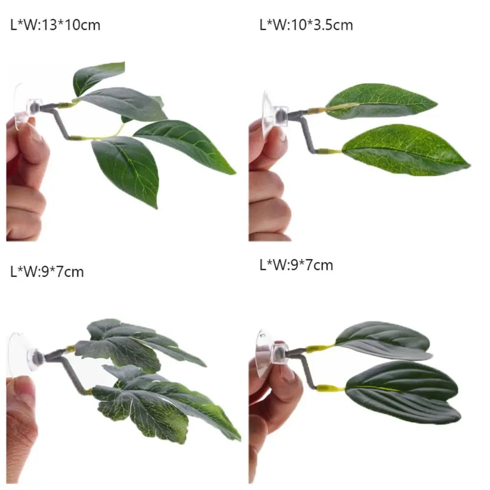 Betta Fish Rest Leaf with Suction Cup – Hiding & Spawning Ornament