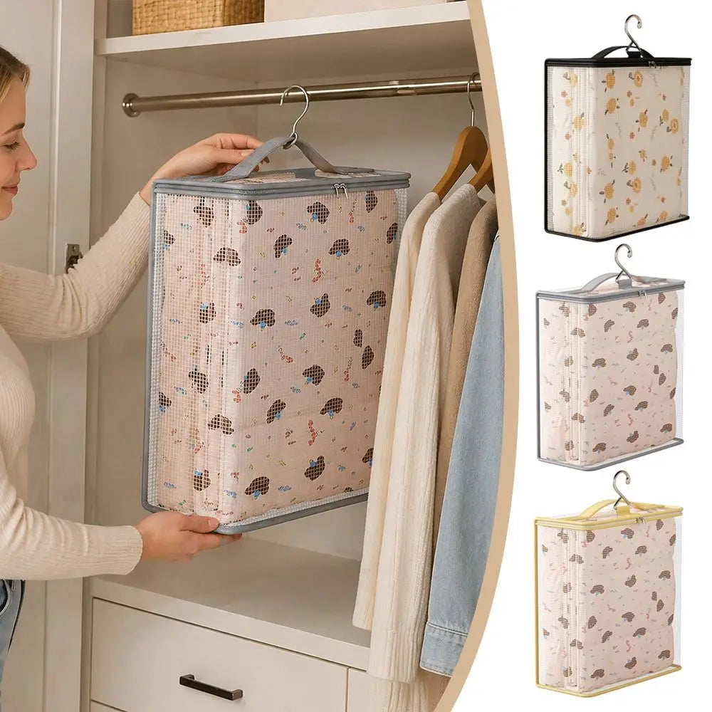 Large PVC Dustproof Clothing & Bedding Storage Bag with Handle