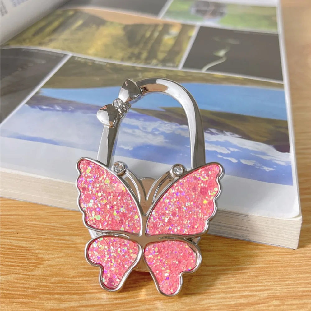 Butterfly Foldable Handbag Hook – Portable Table Purse Hanger