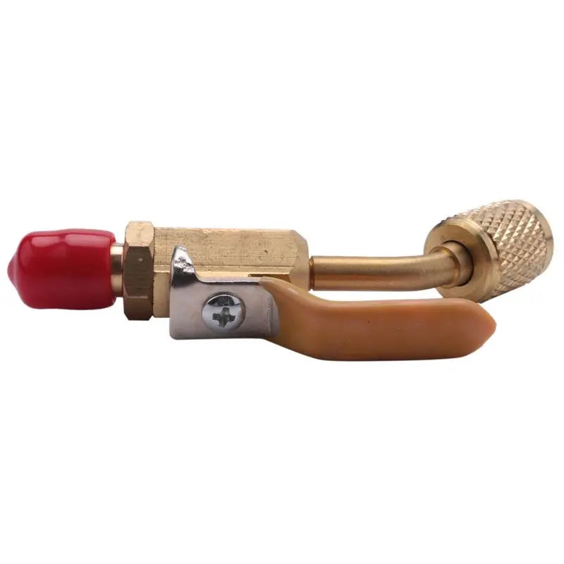 4-Pack Brass Shut-Off Valves for 1/4" HVAC R410a R134a Hoses