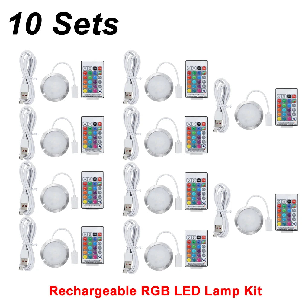 RGB LED Lamp Kit 001 for Bambu Lab 3D Printer – Rechargeable