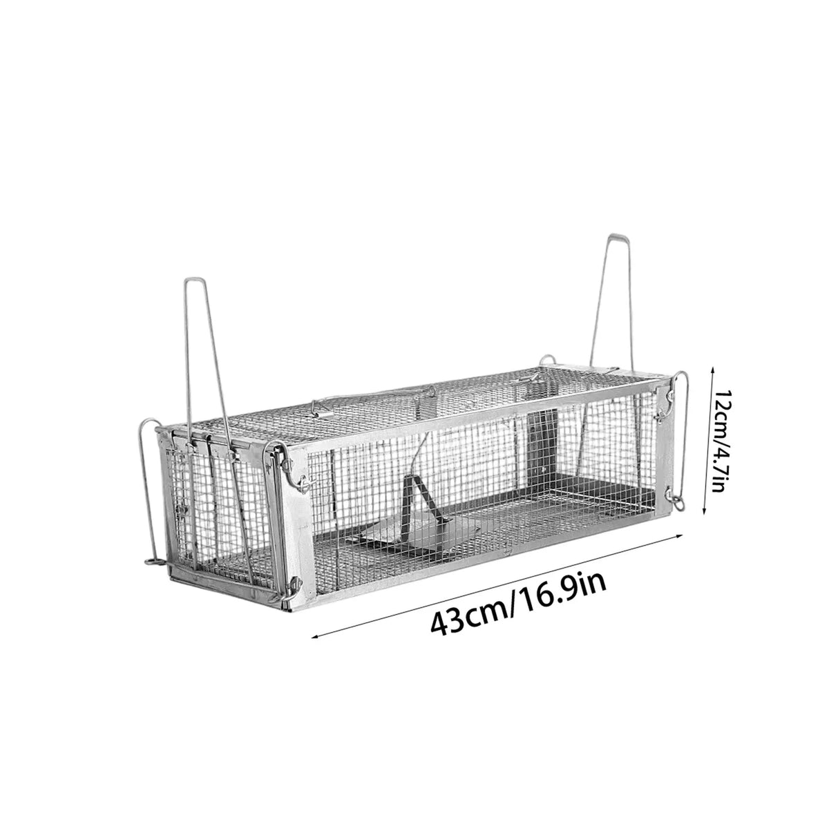 Humane Double Door Live Mouse Trap – Reusable Catch & Release Cage