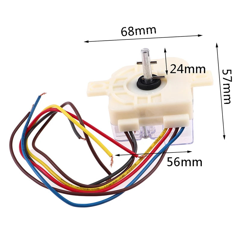6-Wire 180° Washing Machine Timer Switch – Twin-Tub Replacement