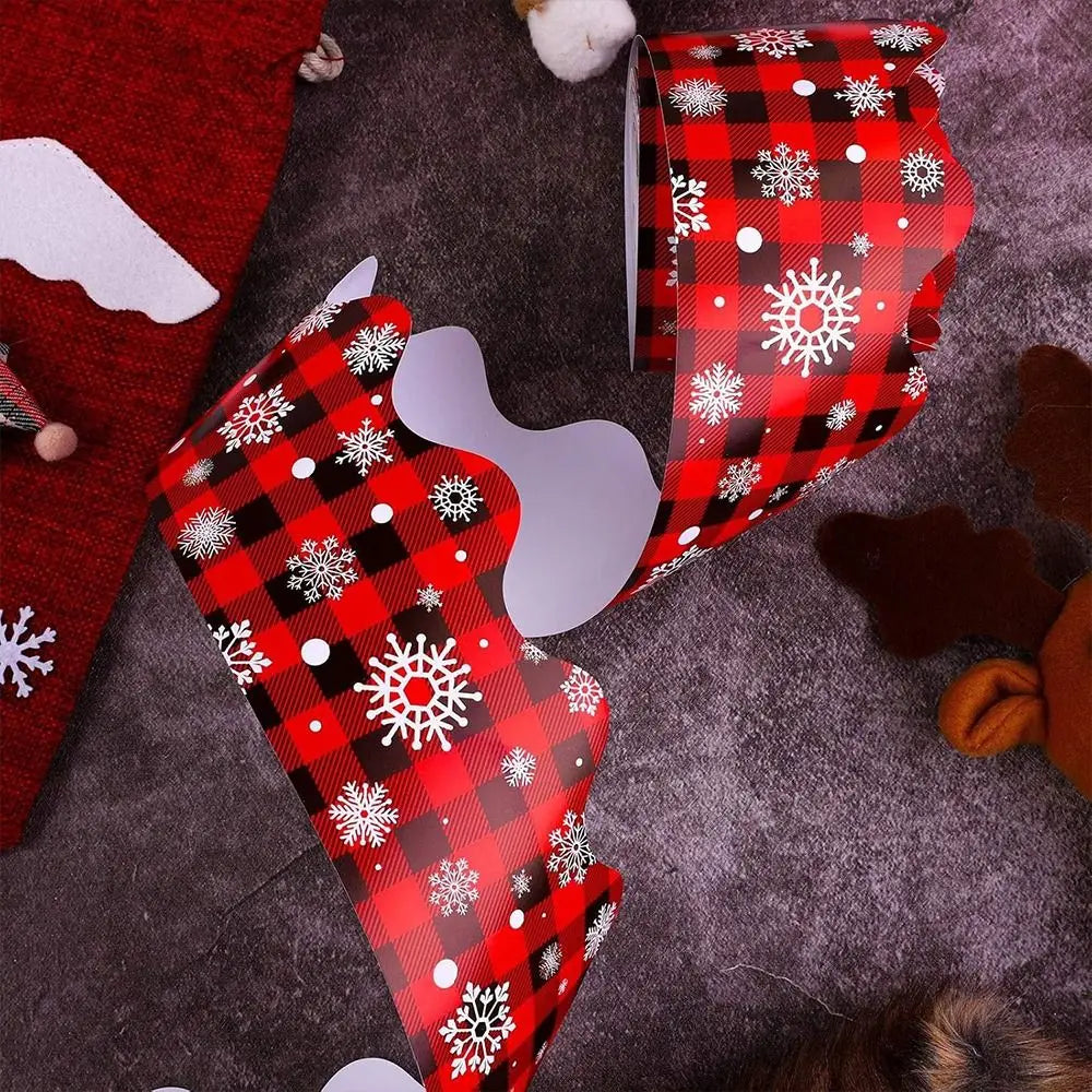 Christmas Border Stickers – Snowflakes, Bells & Candy Designs