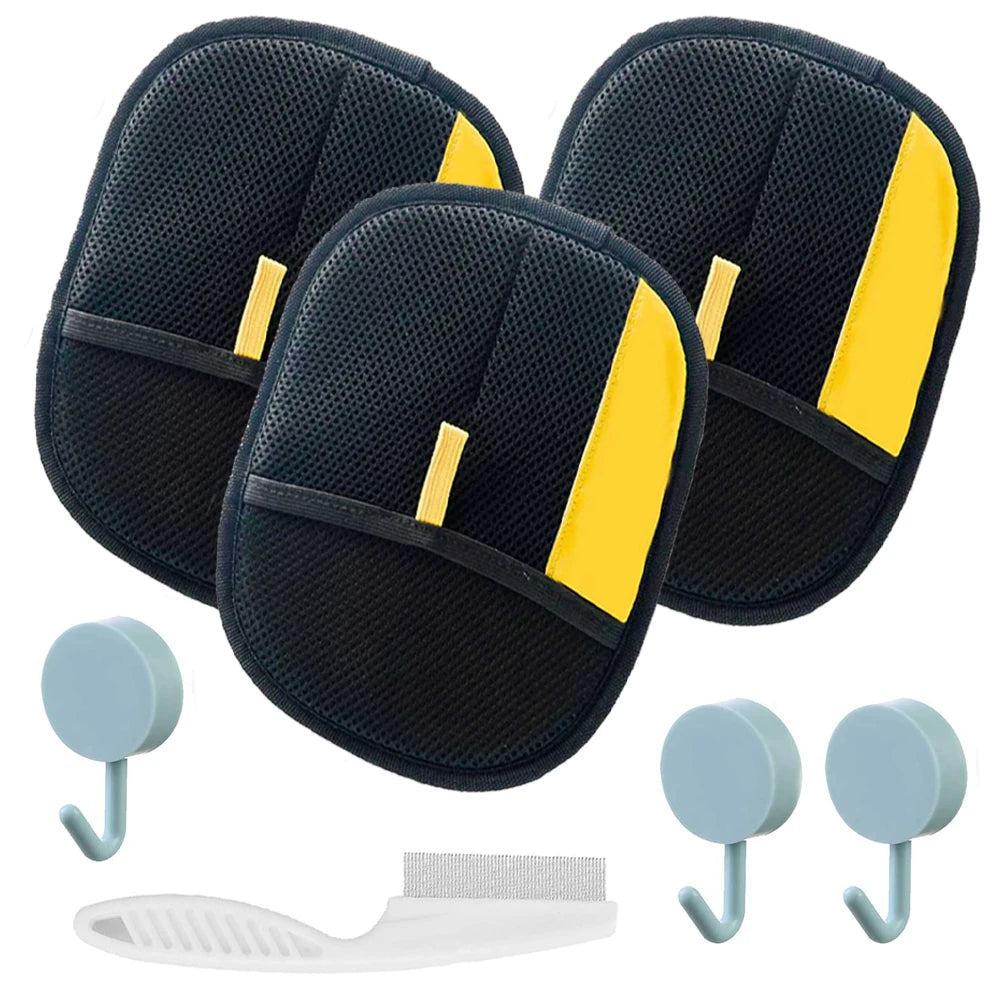 Electrostatic Pet Hair Removal Gloves – Furniture & Carpet