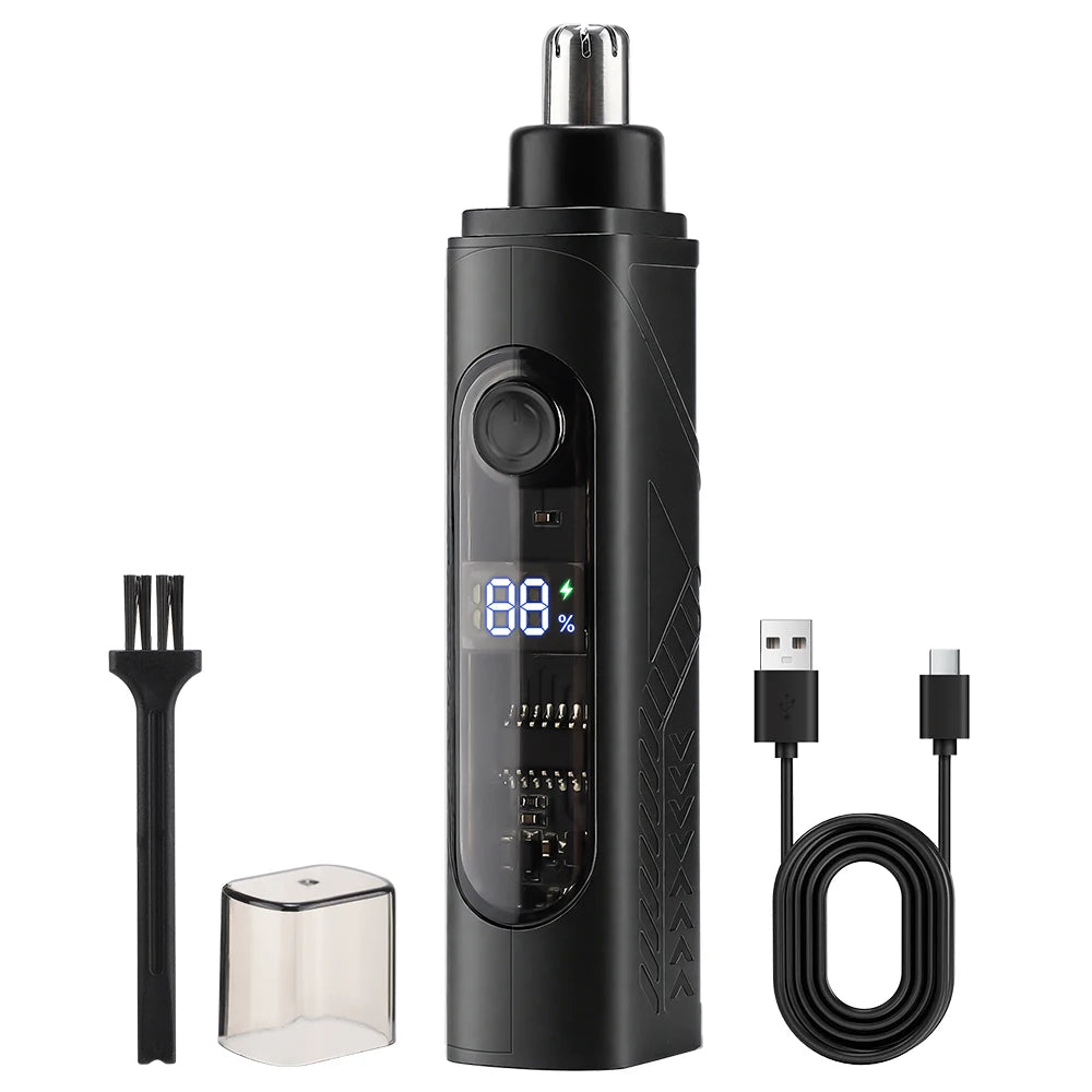 AFDEAL Electric Nose & Ear Trimmer 360° Blade Type-C