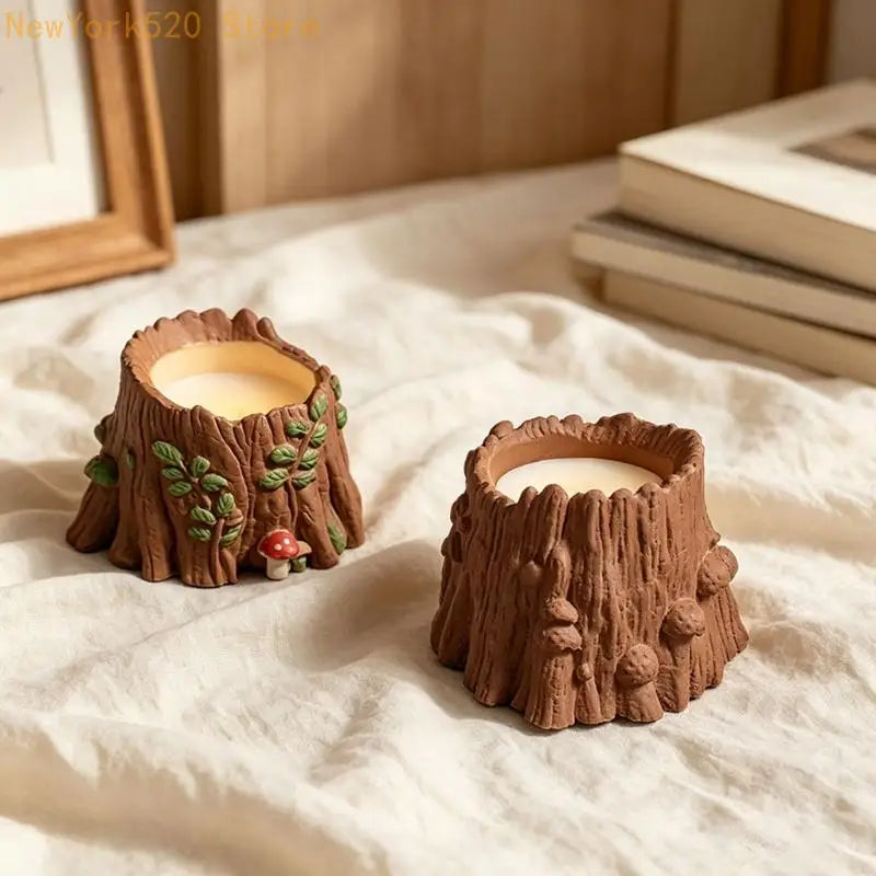 Tree Stump Silicone Mould for Resin, Concrete & Wax Casting