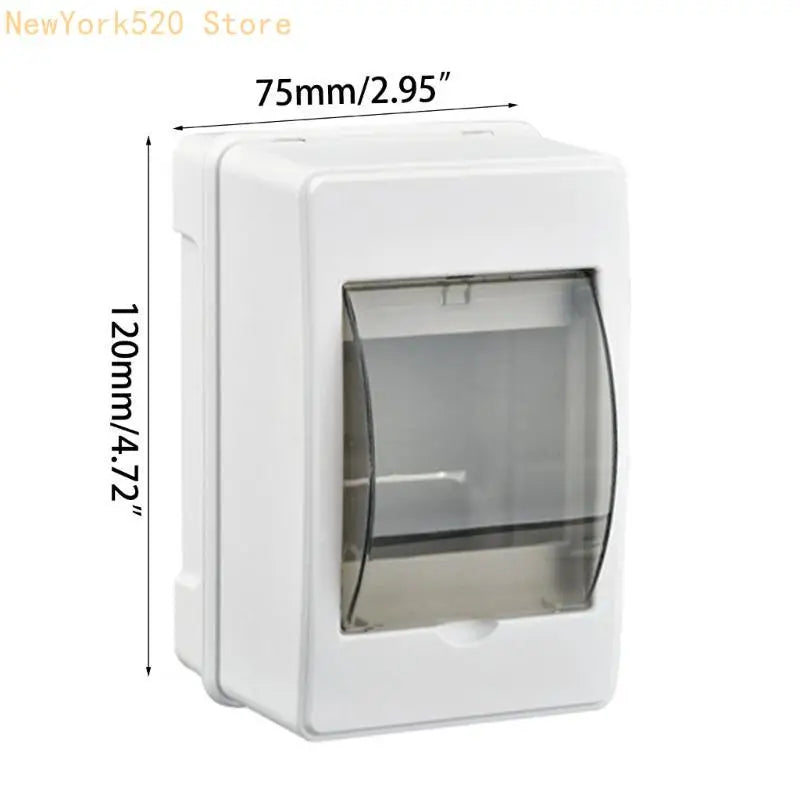 2–3 Way Indoor Electrical Junction Box with Clear Cover
