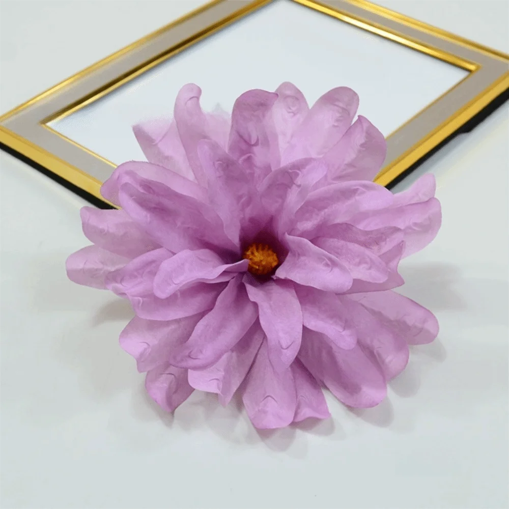 10-Pack Artificial Silk Orchid Flower Heads 15cm Multicolor