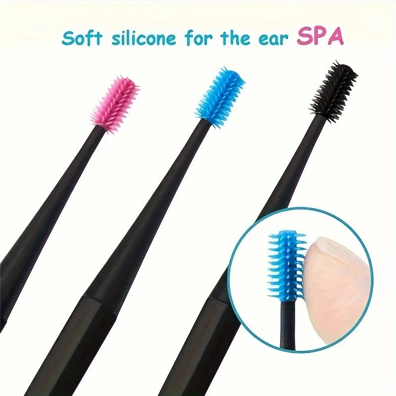3-Pack Double-Ended Ear Cleaner Picks – 3 Colors | VIBE