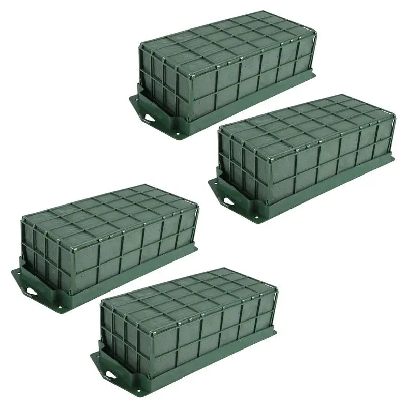 Floral Foam Cage Flower Holder Bowl – Table Centerpiece 4 Pcs