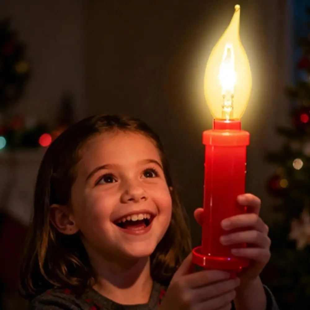 Glass LED Flame Light Bulb E12 E14 E27 Flickering Candle Lamp