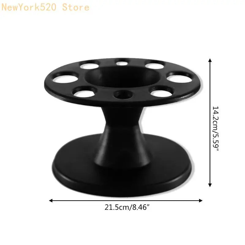 Round Hair Tools Stand – Salon Comb, Brush & Scissors Holder