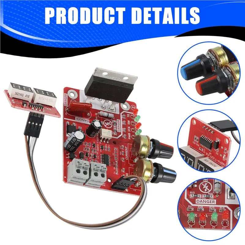 Digital Spot Welding Controller Board 110V/220V – 40A/100A
