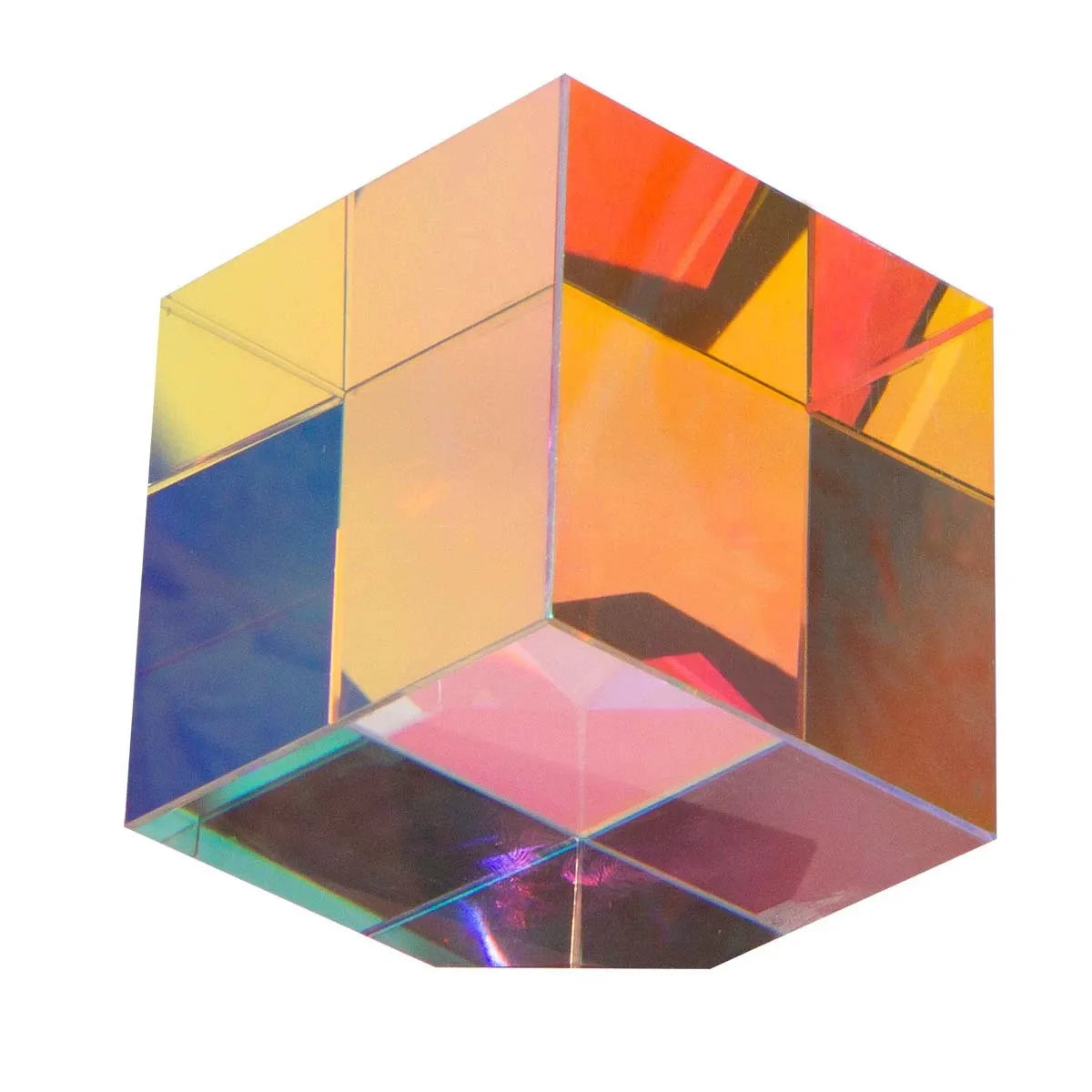 X-Cube Dichroic Crystal Prism – Trichroic Spectrum Glass Cube
