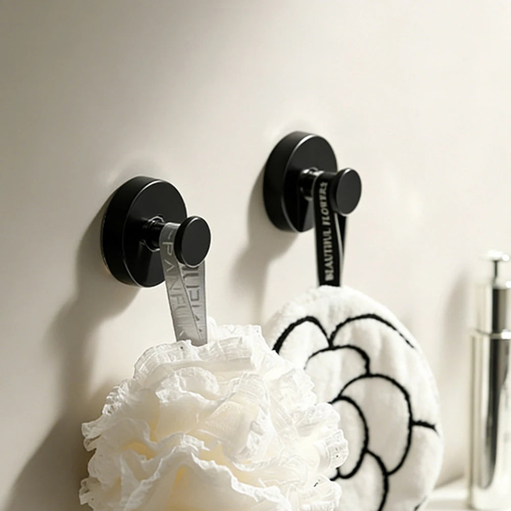 No-Drill Suction Cup Hooks Stainless Steel – Bathroom & Kitchen