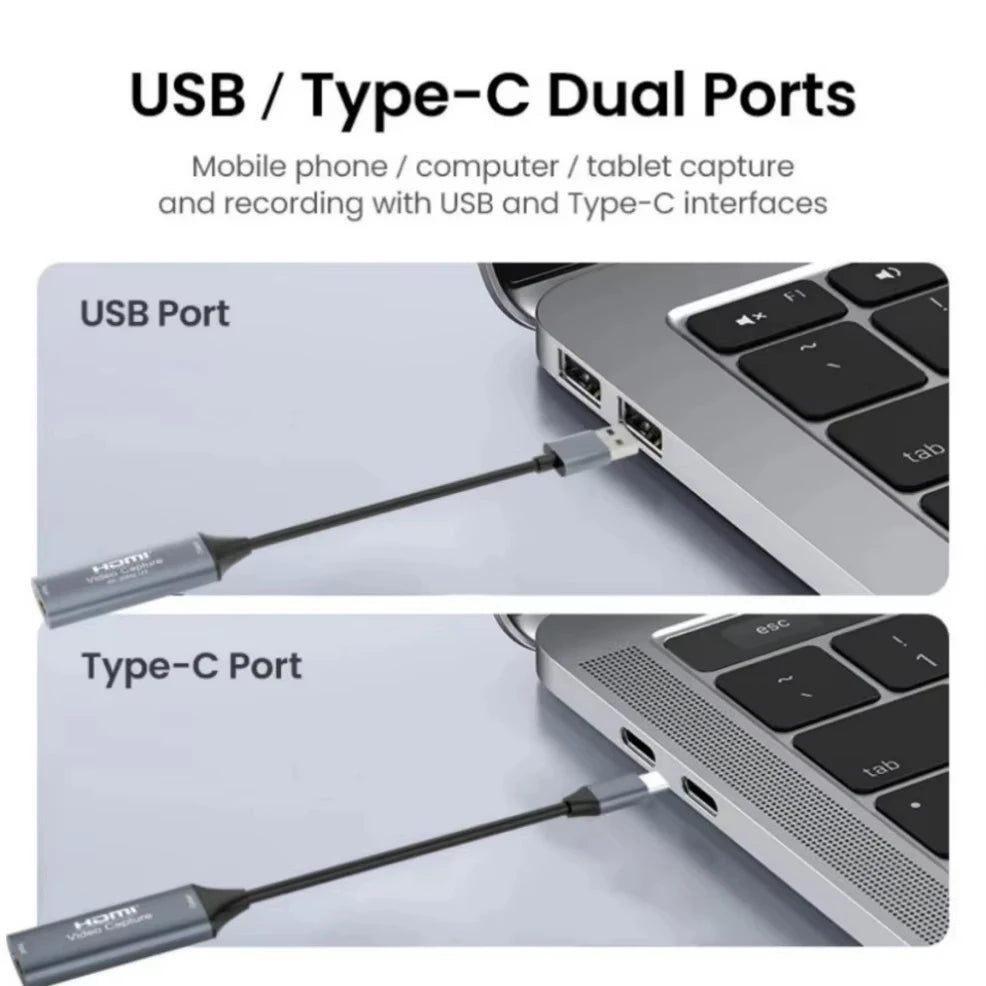 4K HDMI Video Capture Card USB 3.0 for PS5 Xbox Switch