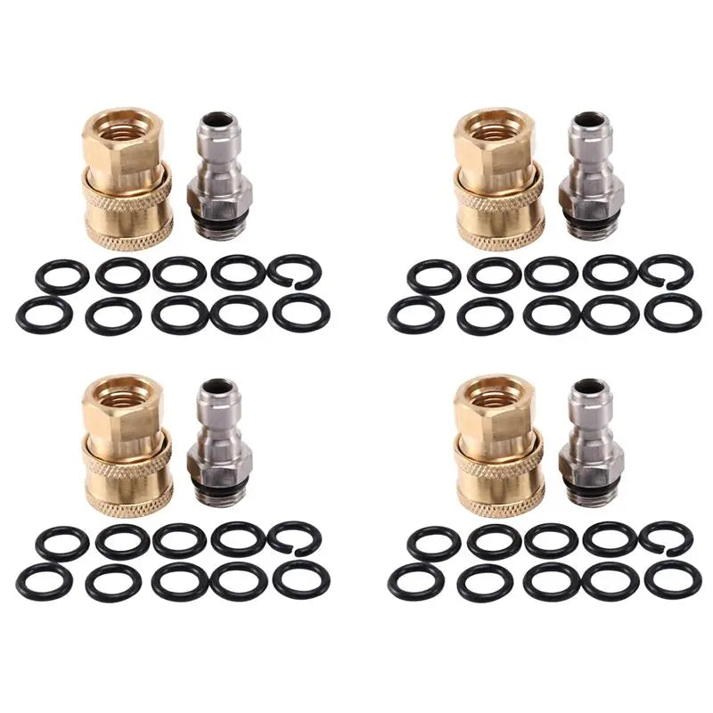 Pressure Washer Adapter Set 1/4" Quick Disconnect Kit 5000 PSI