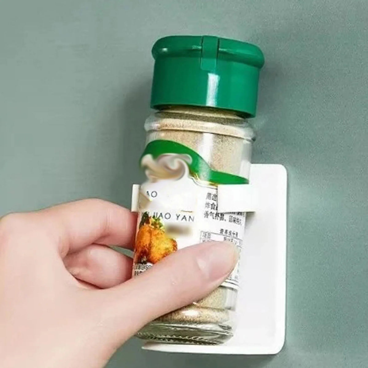 Wall Mounted Punch-Free Spice Rack – Kitchen Storage Organizer
