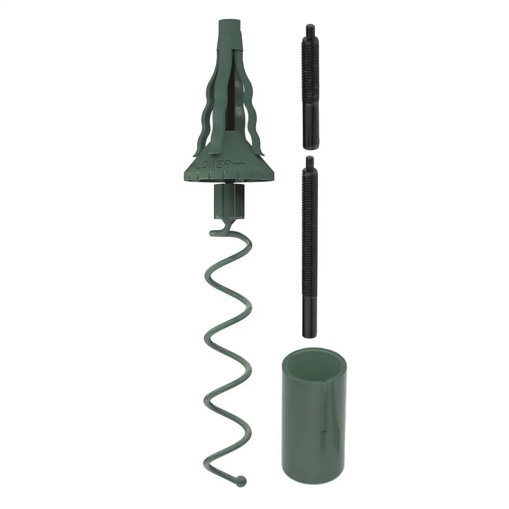 Twist-On Christmas Tree Topper Holder & Adjustable Stabilizer