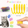 4-Pack Colorful Spring Cat Toys – Interactive Coils for Kittens