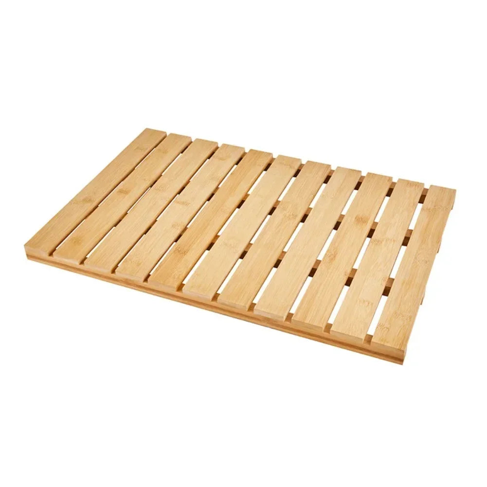 Bamboo Non-Slip Waterproof Step Stool Heightening Foot Pad