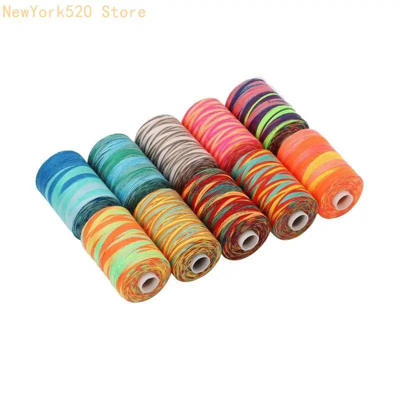 10-Piece Segment Dye Polyester Sewing Thread Set – 1000 Yds