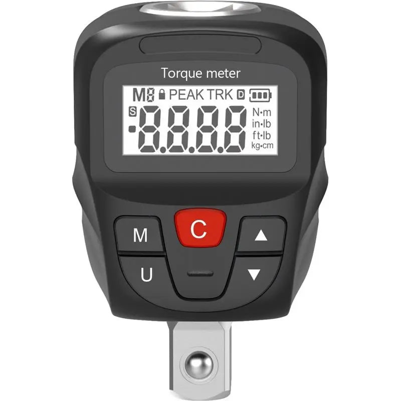 Digital Torque Tester 17–340 Nm Electronic Wrench Meter Adapter