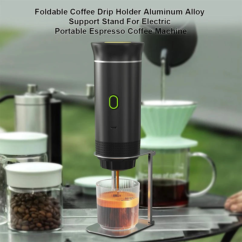 Gmarty Foldable Coffee Maker Stand – Portable Aluminum
